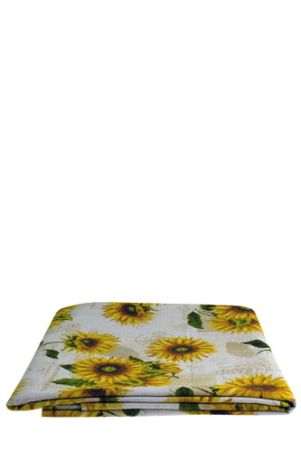 Italiaans tafelkleed met zonnebloemen motief