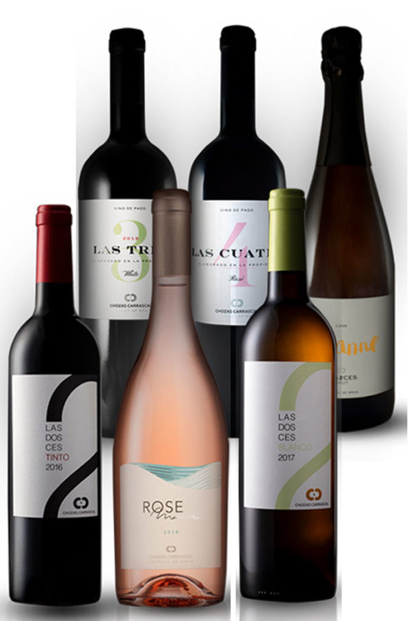 een-fles-Las-Dos-Ces-blanco-wit-en-een-fles-Chozas-Carrascal-Las-Dos-Ces-een-fles-rose-Marine-een-fles-Las-Tres-een-fles-Las-Cuatro-een-fles-Cava-Rox-600x900 Biologisch