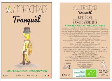 Amaracmand Tranquel label