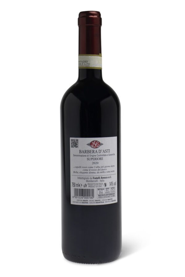 Barbera d'Asti DOCG Superiore “La Rossa” rugetiket