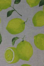 Italiaans tafelkleed beige met limoen motief