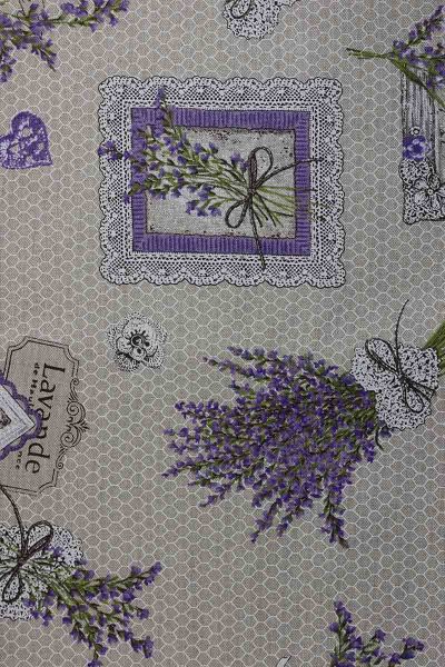 Mediterraans tafelkleed met Provençaals lavendel motief