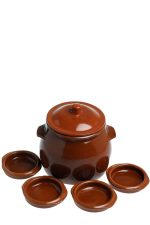 Spaans Servies: Ovenpot (4 liter) met 4 bijpassende bakjes